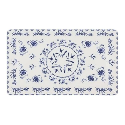 Imagen de La Mediterránea 8435476235182 S2206798 Fuente Blur Rectangular Brillo, 25 x 15 cm, Polyester, Bianco