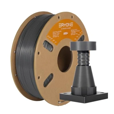 Imagen de ERYONE ABS Plus Filament 1.75mm +/ 0.03mm, Pro ABS+ 3D Printer for Most FDM Printers, 1kg (2.2lbs) Spool, Grey