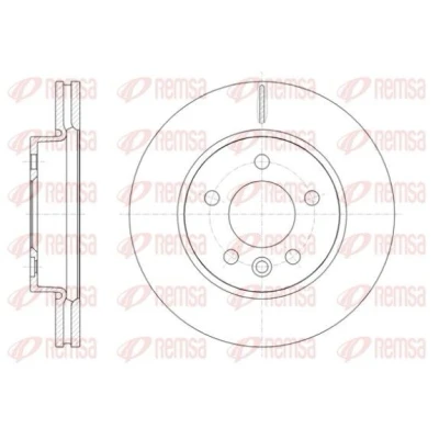Imagen de REMSA 61418.10 Disco de freno Eje delantero 302,9, 302,9 28 5 ventilado VOLKSWAGEN: Amarok Pick up