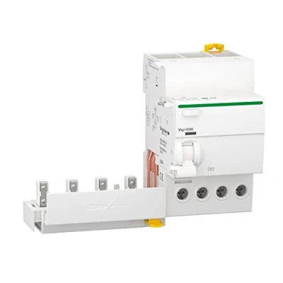 Imagen de Schneider Electric A9Q11425 VIGI IC60 Bloque Diferencial, 4P, 25A, 30mA, Clase AC, 73.5mm x 54mm 91mm