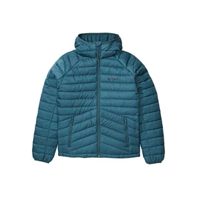 Imagen de Marmot Highlander Down Hoody chaqueta de plumas aislante ligera, 700 pulgadas cúbicas, para exteriores, anorak resistente al agua, viento, Hombre, Stargazer, S