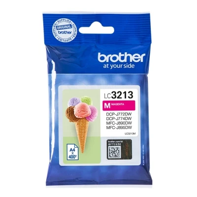 Imagen de Cartucho de tinta Brother LC 3213M, 400 Páginas, Magenta