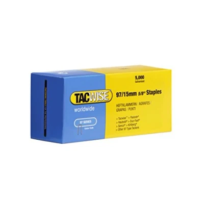 Imagen de Tacwise 0303 Grapas galvanizadas de tipo 97/15 mm, caja 5000 unidades