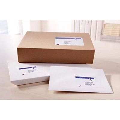 Imagen de Avery White Address Label Inkjet J8165 Color blanco Etiqueta para dirección (Color blanco, 99.1 x 67.7mm, 40 hojas)