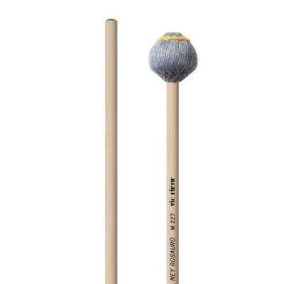 Imagen de Vic FIrth Maza de Marimba y Vibráfono serie Signature M227 Ney Rosauro Duro color gris