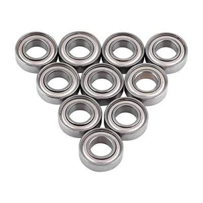 Imagen de Rodamientos 10pcs, de bolas en miniatura 688ZZ Rodamiento doble blindaje metal 8x16x5 mm, acero