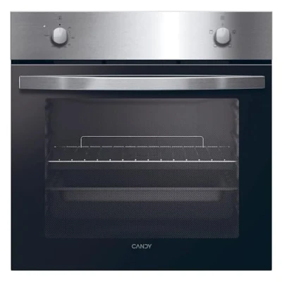 Imagen de Candy Idea FIDC X100, Horno 70L, 1 Bandeja y Rejilla, Limpieza Aquactiva, 4 Funciones, 2 Mandos Mecánicos, Puerta Doble Cristal, Inox Negro