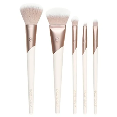 Imagen de ECOTOOLS Colección LUXE: Natural Elegance Kit Set 5 brochas Rostro
