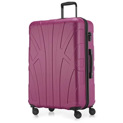 Imagen de Suitline Maleta rígida, Equipaje de Viaje, TSA, 76 cm, Aprox. 96 litros, 100% ABS Mate, Pink