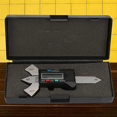 Imagen de 20Mm Medidor de Soldadura Digital Electrónico Seam Bead Gage Prueba Filete Inspección Métrica Pulgada Con Caja Almacenamiento