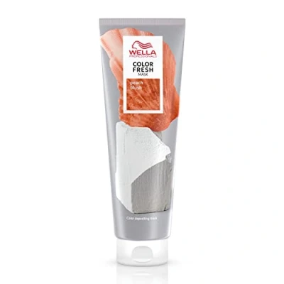 Imagen de Wella Professionals color Fresh Mask Mascarilla de Coloración temporal Revive el del cabello Hidratante Tono Peach Blush 150ml