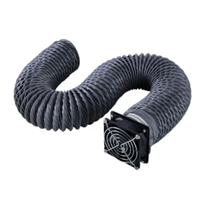 Imagen de Creality Oficial Tubo de escape con ventilador, Kit extracción aire Tubería 2 Metros para carcasa impresora 3D Ender Plus y grabador láser