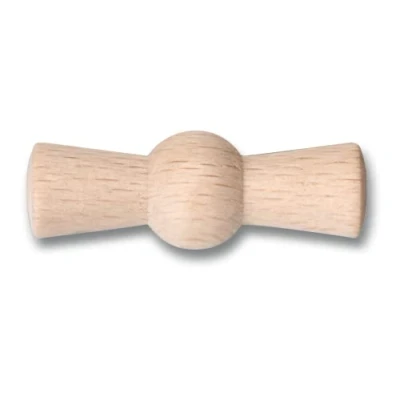 Imagen de Fontini 30967811 Recambio Lazo Rotativo Garby en Madera de Haya Natural con Tornillos Patiné