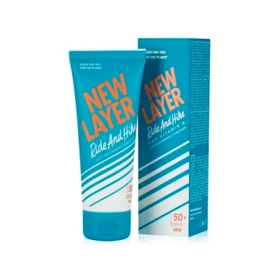 Imagen de NEW LAYER Protector Solar Cara SPF 50+ Pro Vitamina D Libre de Microplástico Reef friendly Octocrylene Resistente al agua (75ml)