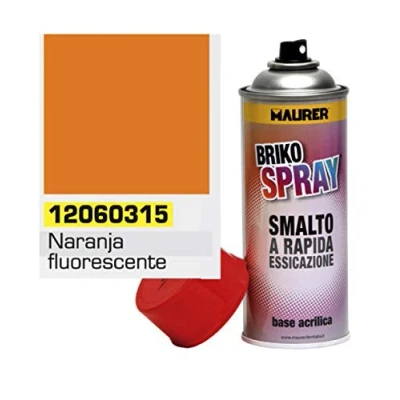 Imagen de MAURER Spray Pintura Naranja Fluorescente 400 ml.