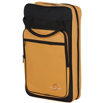 Imagen de Ortola 6509 037 Funda baqueta batería, 8 compartimentos, color negro y naranja