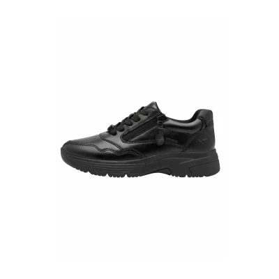 Imagen de Tamaris Comfort Damen Sneaker Low Duo Tex, Zapatillas Mujer, Black Nap Uni, 42 EU