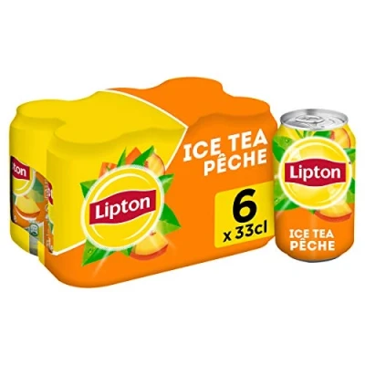 Imagen de LIPTON Ice Tea Pesca Pack De 6 Latas 33 Cl