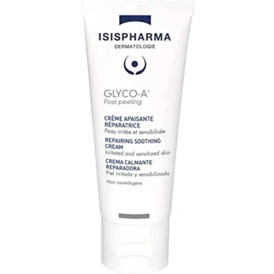 Imagen de ISISPHARMA GLYCO A POST PEELING Crema Reparadora Calmante con Manteca de Karité, Agentes Reestructurantes y Aceite Algodón Hidrata Nutre, Repara la Barrera Cutánea Productos franceses