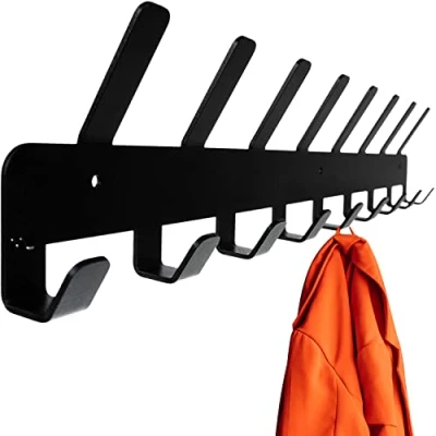 Imagen de Iso Trade Rail Coat Hook Wall 18332 Perchas, Metal, Multicolor, Único