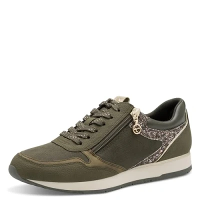 Imagen de Tamaris Damen Sneaker Low 1 23603 42, Zapatillas Mujer, Comb de Oliva, 35 EU