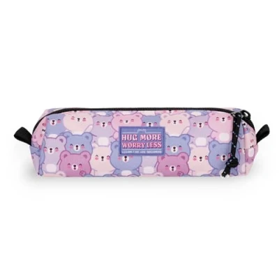 Imagen de Legami Estuche My Pencil Case, Tema Teddy Bear, Cierre de Cremallera Plástico Reciclado, Resistente, Gran Capacidad, Práctico, para Escuela, Oficina, 22 x 6 cm