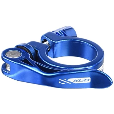 Imagen de XLC Abrazadera Sillín PC L04 Aluminio Cierre rápido 34.9 mm, Unisex, Azul