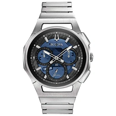 Imagen de Bulova Reloj Cronógrafo para Hombre de Cuarzo con Correa en Acero Inoxidable 96A205