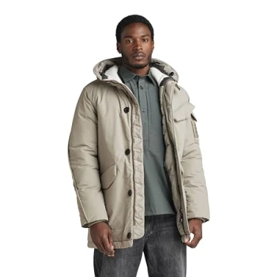 Imagen de G Star Para Hombre Parka Vodan Padded Hooded, Gris (elephant skin D22713 D419 G106), M