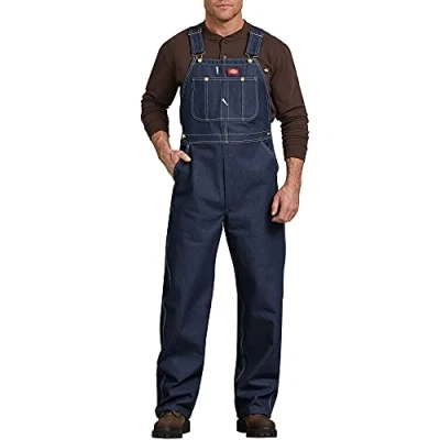 Imagen de Dickies Hombre, Mono vaquero de tirantes en color índigo, AZUL INDIGO, 34W / 32L
