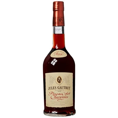 Imagen de Jules gautret Pineau des Charentes Rosé 3 Paquetes de x 250 ml Total: 2250