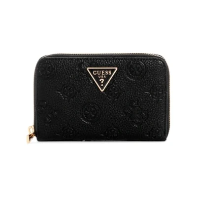 Imagen de Guess Cresidia Medium ZIP Around Monedero, Mujer, Talla: One Size, Black