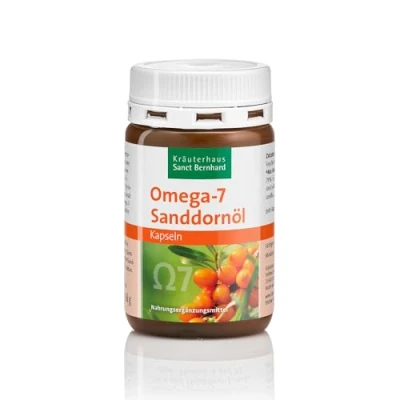 Imagen de Sanct Bernhard Omega Cápsulas de aceite espino cerval mar con amarillo orgánico (100 cápsulas)