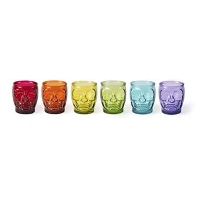 Imagen de Excelsa Juego de 6 vasos Calavera Multi