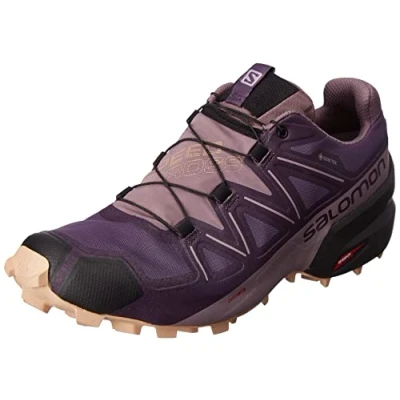 Imagen de Salomon SPEEDCROSS GORE TEX Zapatillas de Trail Running para Mujer, Mysterioso / Quail Sirocco, 36 2/3 EU