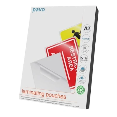 Imagen de Pavo Láminas para plastificar (DIN A2, 2 x 125 micrones, 50 unidades)