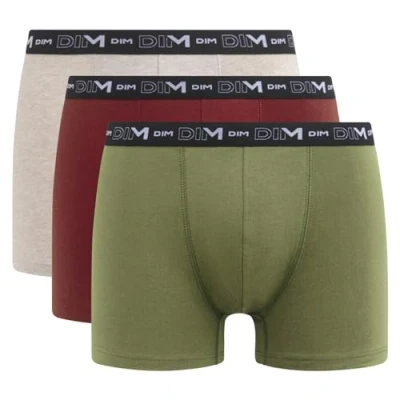 Imagen de Dim Bóxers Con Cinturilla A Contraste X3, Bóxer Hombre, Beige/Rojo, L