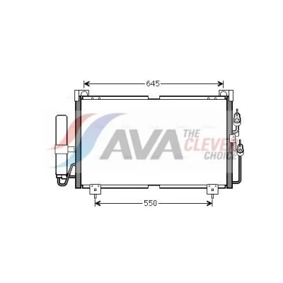 Imagen de PRASCO MT5213D Condensador con secador 13mm 8mm Aluminio 714mm R134a