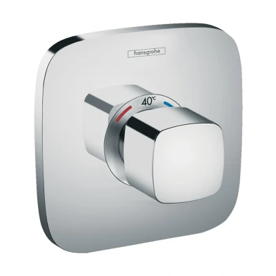 Imagen de Hansgrohe 15706000 Ecostat E Termostato Empotrado de Gran caudal, Cromo