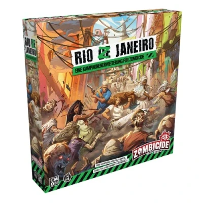 Imagen de CMON Asmodee Zombicide 2ª edición Rio Z Janeiro Expansión Juego de conocedores Dungeon Crawler 1 6 Jugadores A Partir 14 años 60 Minutos alemán