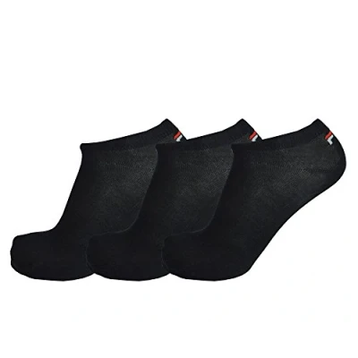 Imagen de FILA ® 6 Pares Calcetines, Invisible Zapatillas Deportivas Unisex, 35 46 Unicolor Negro, 39 42 (6 8GB)