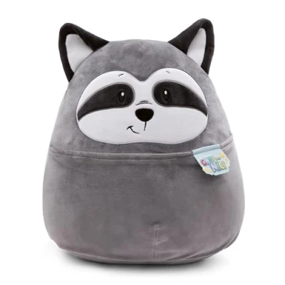 Imagen de NICI Peluche Chill Mapache 30cm Mullido con Cola para niñas, niños y bebés 49890