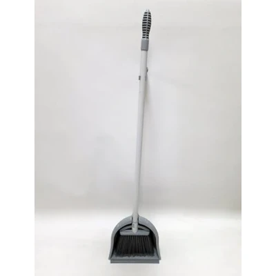 Imagen de HERSIG Escoba y recogedor sembrol Gris Claro Set Claro. 24x19x83,5cm 18x5x102cm