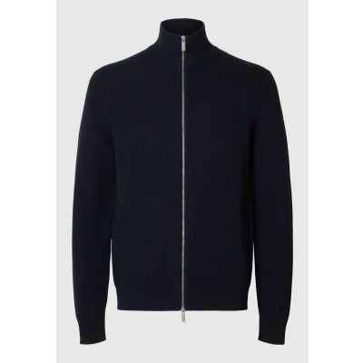 Imagen de Selected Homme Slhdane LS KNIT Structure FULL ZIP Chaqueta de punto, Hombre, Talla: Small, Sky captain