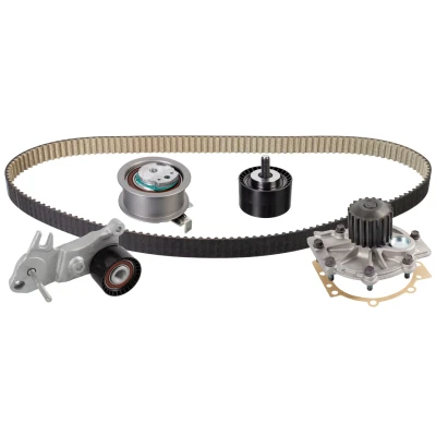 Imagen de FEBI BILSTEIN 177468 bomba de agua + Kit Distribucion con 155 27,6 perfil redondeado dientes Metal VOLVO: V40 Hatchback