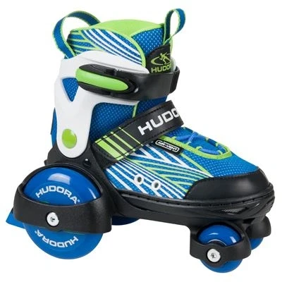 Imagen de HUDORA Roller Skates My First Quad en diferentes tallas y colores patines para niños hasta 20 kg ajustables de iniciación con ruedas grandes