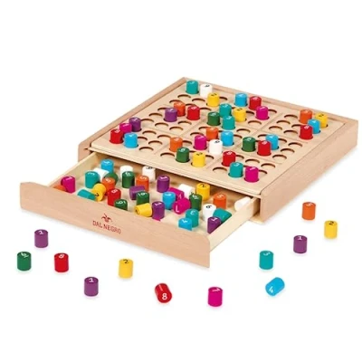 Imagen de Dal Negro Our Sudoku Juego de Mesa Madera, Apto para niños 8+ y Toda la Familia, 2 o más Jugadores, Talla única, 54112
