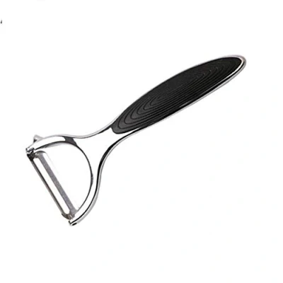 Imagen de Pelador，Rallador Pelador De Acero Inoxidable 1Pc Rallador Frutas Multifunción Accesorios Cocina Cortadora Trituradora Cáscara Fruta Vegetal, Plateado
