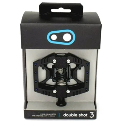 Imagen de Crankbrothers Doubleshot3 CRANKBROT PEDALE. Dual Double Shot 2 Schwarz/Blau, Negro, Talla única