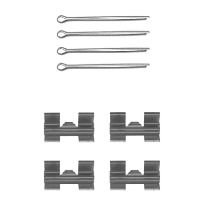 Imagen de DELPHI LX0032 Kit de accesorios, pastillas frenos IVECO: DAILY 3 Kasten/Kombi, 2 Bus, FORD: Transit Mk2 Mk3 Furgón